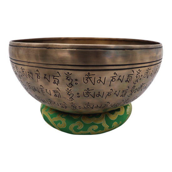 ✨ Bol chantant tibétain – Édition Pleine Lune Mantra ✨ La