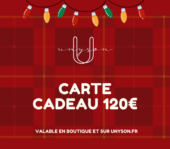 Carte cadeau 120 €